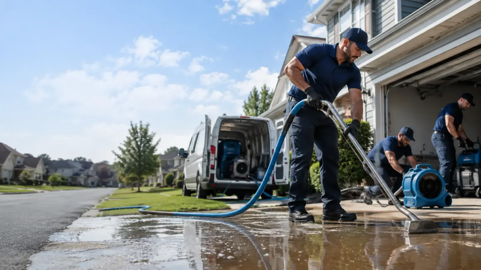 Flood Damage Restoration in West Newton, IN